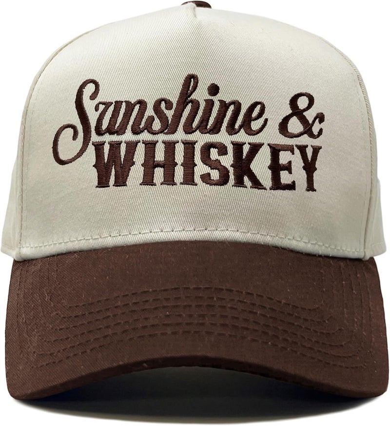 Funky Junque Vintage Canvas Snapback Hat - Adjustable 2 Tone Cap for Men Women - Put It On My, Cowboy, Girl Dad, Funny - Image 1